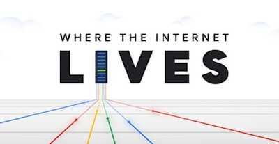 Where the Internet Lives logo featuring a data center server