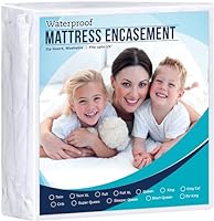 Utopia Bedding Zippered Mattress Encasement - Waterproof Mattress Protector