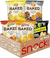 Frito Lay Baked & Popped Mix Variety Pack, (Pack of 40)