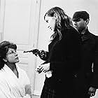 Claude Brasseur, Louisa Colpeyn, and Anna Karina in Band of Outsiders (1964)