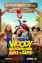 Mary-Louise Parker, Eric Bauza, and Chloe De Los Santos in Woody Woodpecker Goes to Camp (2024)