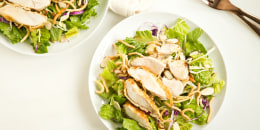 Asian chicken salad recipe inspired by Applebee's Oriental Chicken Salad