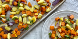 RECIPE: Sheet Pan Gnocchi with Butternut Squash, Fennel, and Red Onions