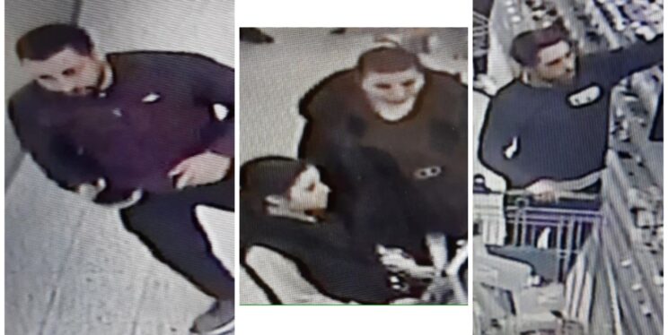CCTV images of four people who we want to talk to in connection with our enquiries