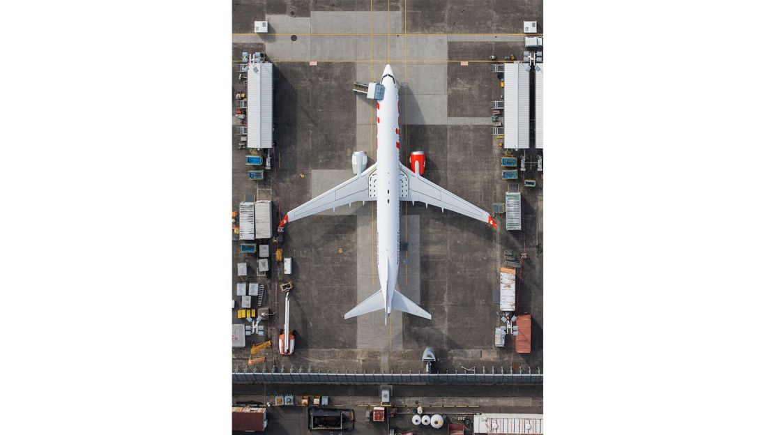 Aerial photography is having a moment. Pictured here: 737 at Boeing Field, Seattle