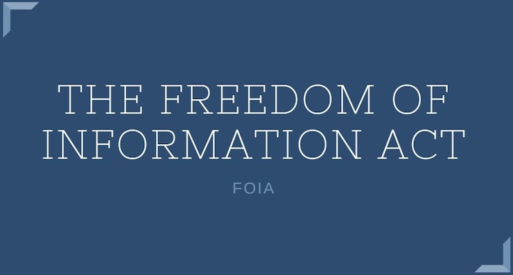 Graphic image The Freedom of Information Act