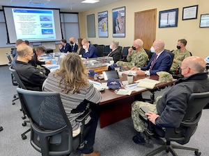 MARINETTE, Wis. (Mar. 23, 2021) - Chief of Naval Operations (CNO) Adm. Mike Gilday tours Fincantieri Marinettte Marine Shipyard with leadership from the shipyard. During the visit, CNO also received briefs on a range of topics, including the Navy’s new Constellation-class Guided-Missile Frigate (FFG) and Large Unmanned Surface Vehicle (LUSV) development. (U.S. Navy photo by Cmdr. Nate Christensen/Released)