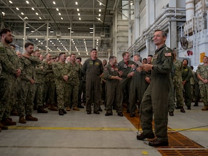 U.S. 2nd Fleet visits Naval Air Station Jacksonville.