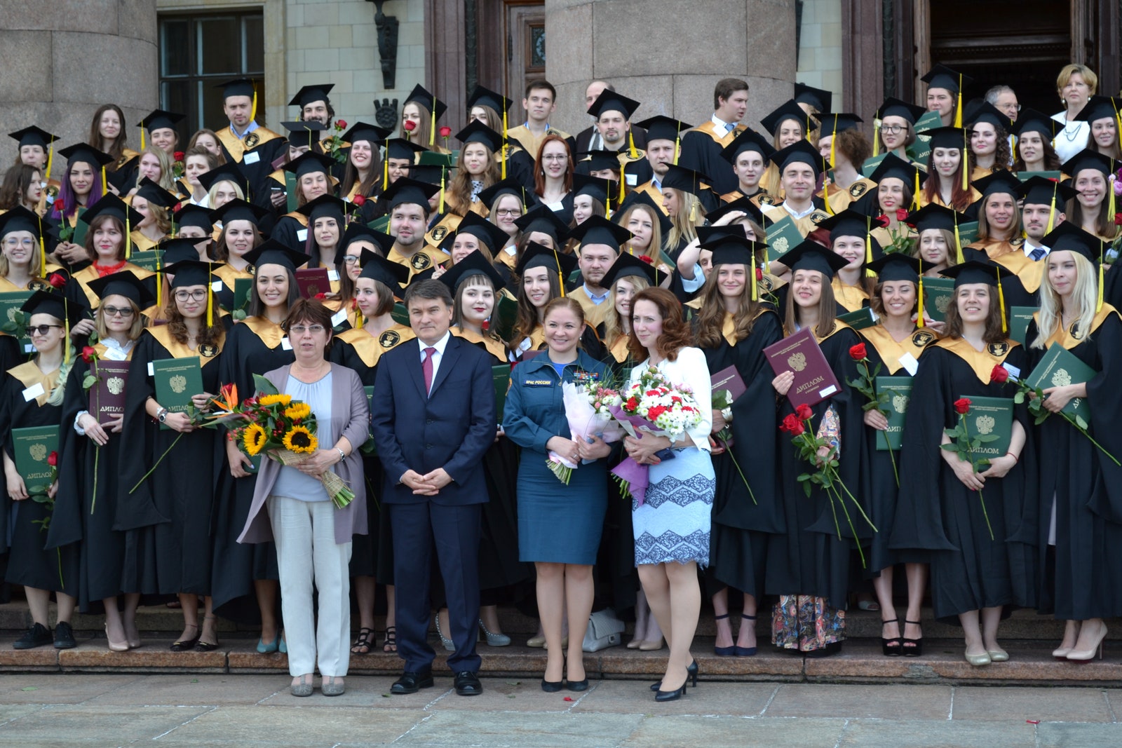 Церемония вручения дипломов выпускникам психологического факультета МГУ 2018