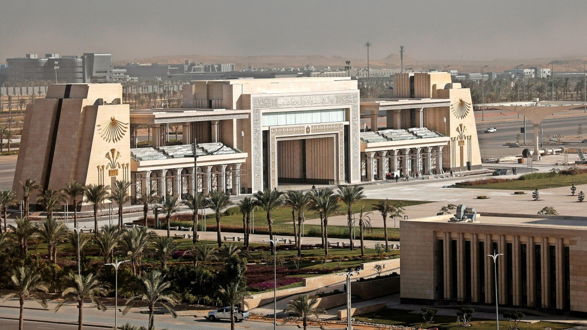 Mit chinesischem Geld finanziert: Gebäude der neuen Hauptstadt Ägyptens östlich von Kairo