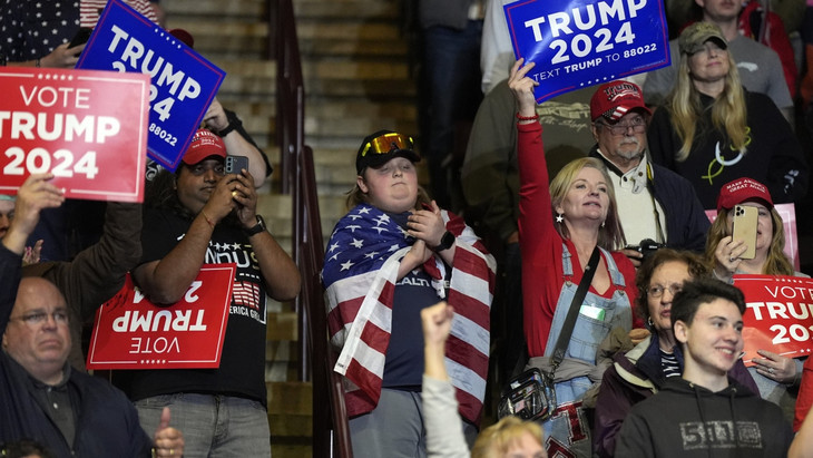 Trump-Unterstützer Ende Februar in Rock Hill in South Carolina