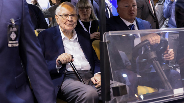Warren Buffett auf dem diesjährigen Treffen in Omaha.