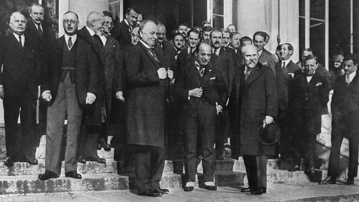Konferenz von Lausanne: 1923 schlossen die Alliierten und die Türkei Frieden.