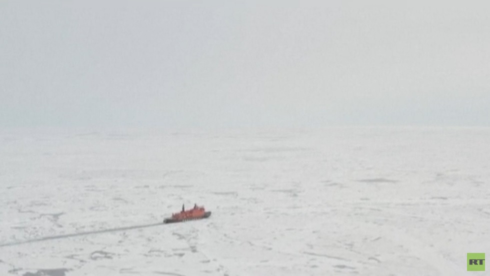كاسحة جليد روسية تكشف تغيرا في القطب الشمالي