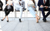 People sitting on chairs