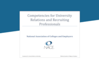 Competencies for University Relations and Recruiting Professionals