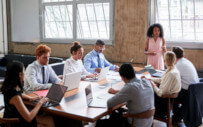 people sitting at a table