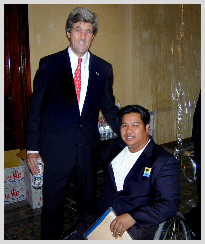 Senator John Kerry with Tuy