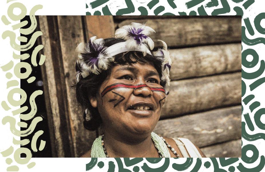 Mulher do povo tupi-guarani em Manaus, Amazonas