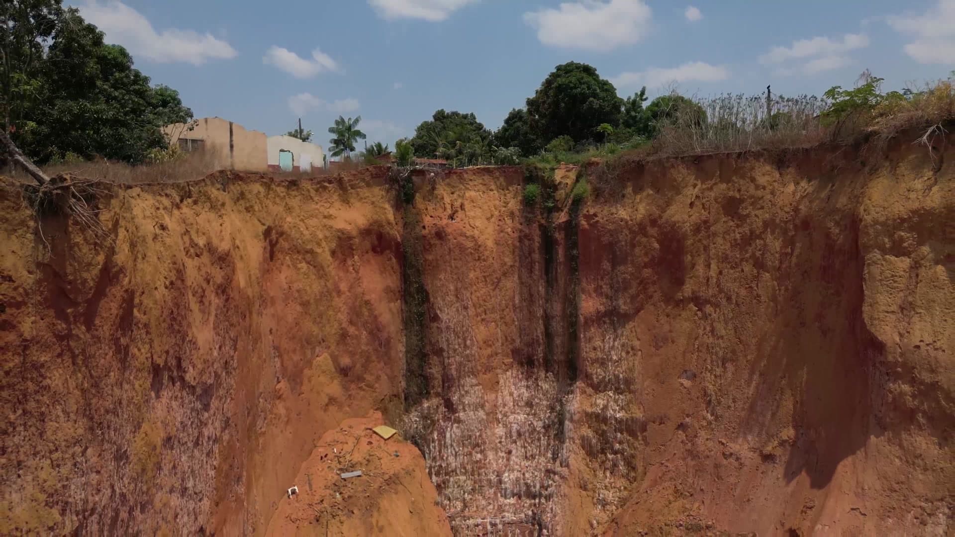 Drone video of one of Buriticupu's gullies
