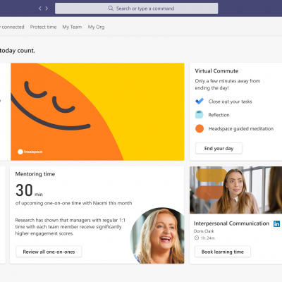 Viva Insights app in Microsoft Teams