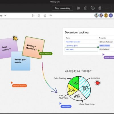 Whiteboard to collaborate