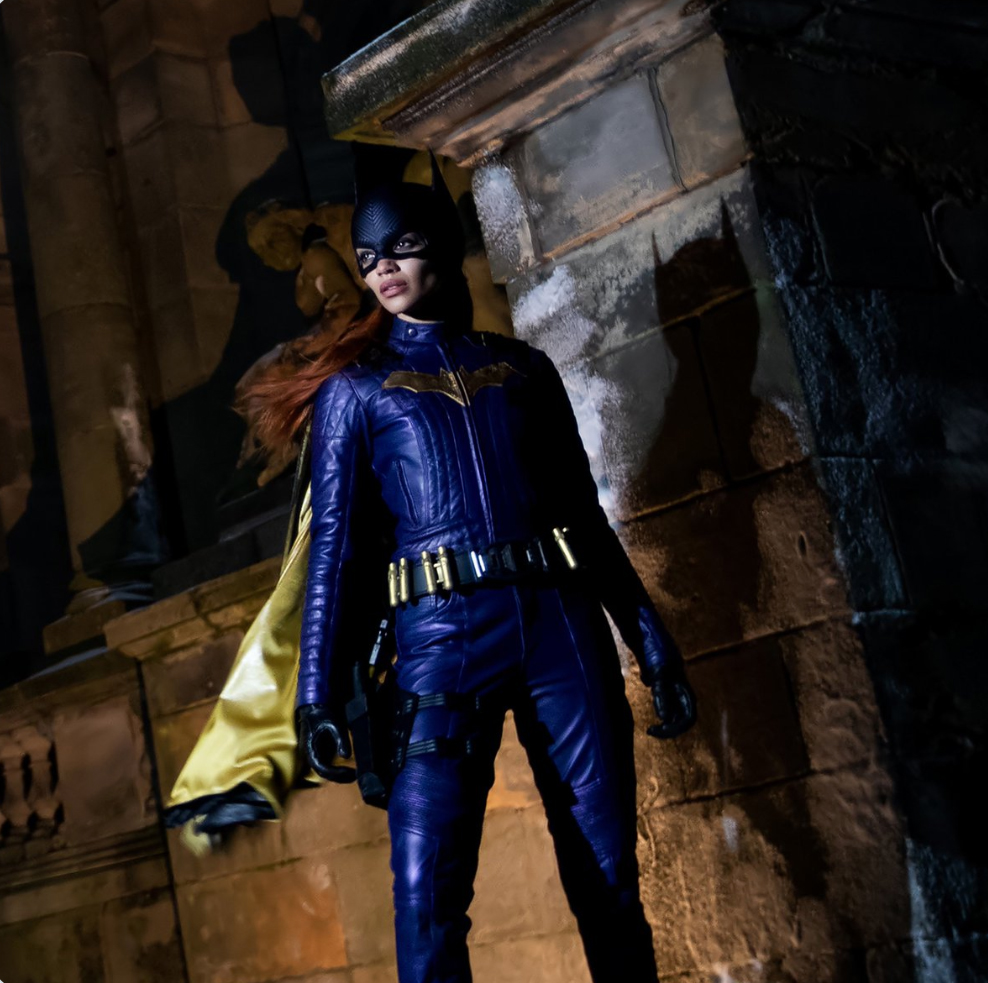 Leslie Grace as "Batgirl," which Warner Bros. has shelved.