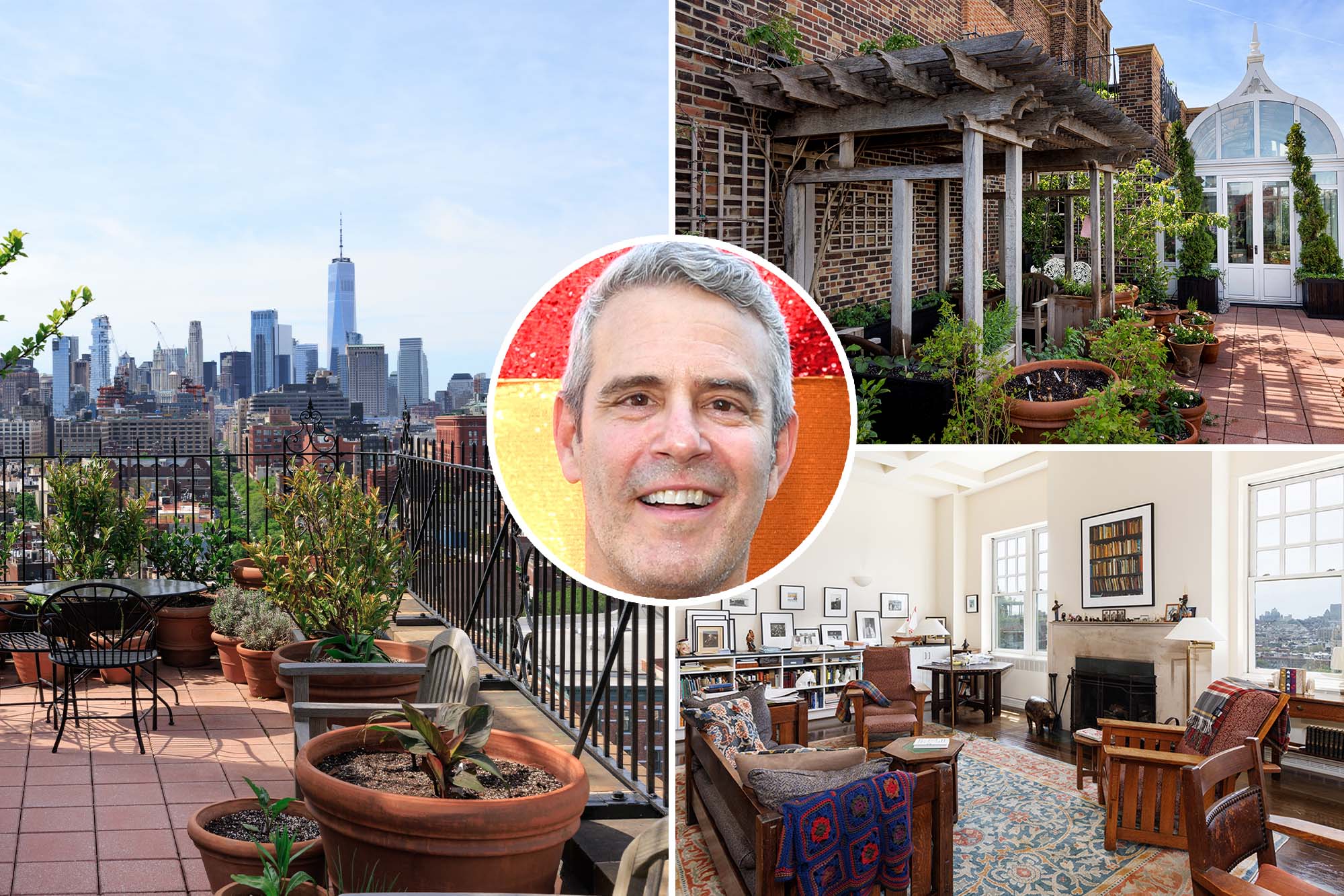 Real house vibes: Bravo's Andy Cohen snagged a 3,000-square-foot downtown penthouse.