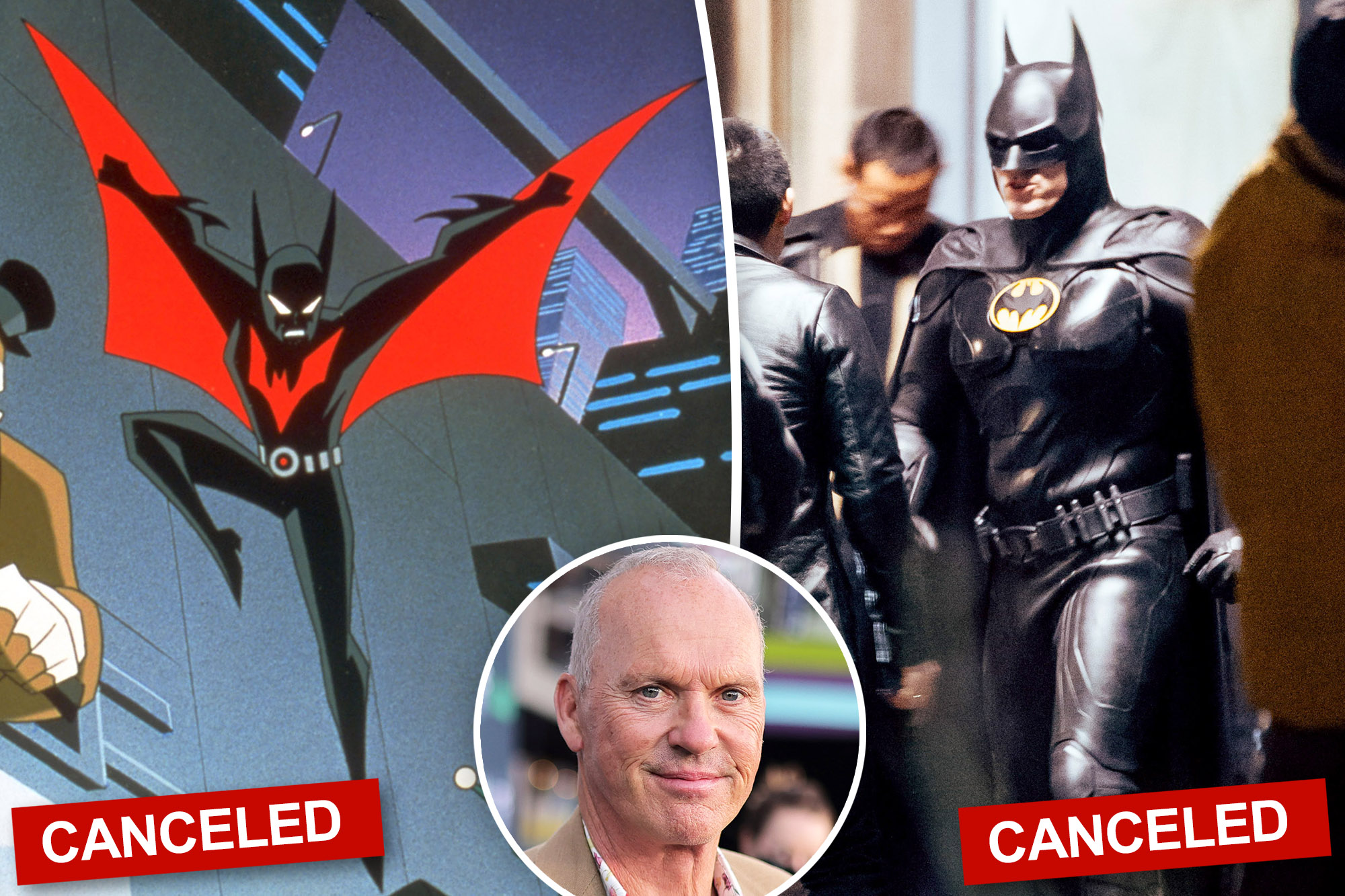 It's a sad day for Gotham City. Multiple "Batman" projects that were going to star Michael Keaton have been reportedly scrapped by DC.