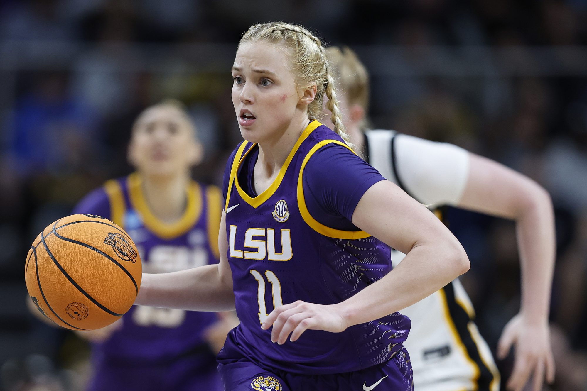 Hailey Van Lith is transferring to TCU after one year at LSU.