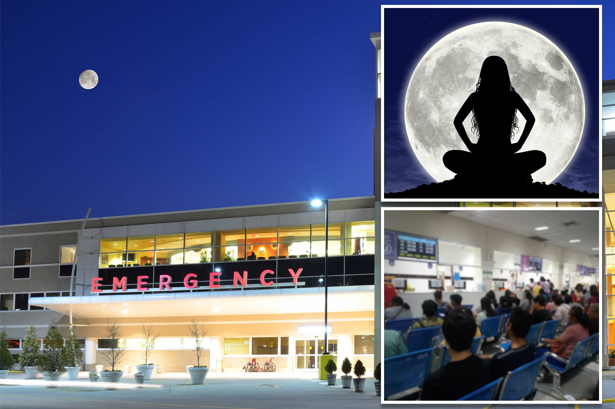 emergency rooms during the full moon