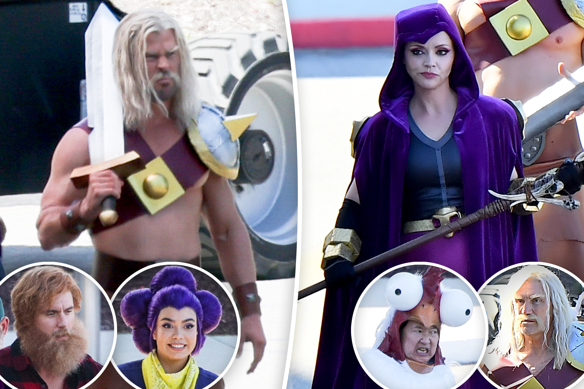 Chris Hemsworth films hilarious "Clash of Clans" advert — can you guess the other stars?