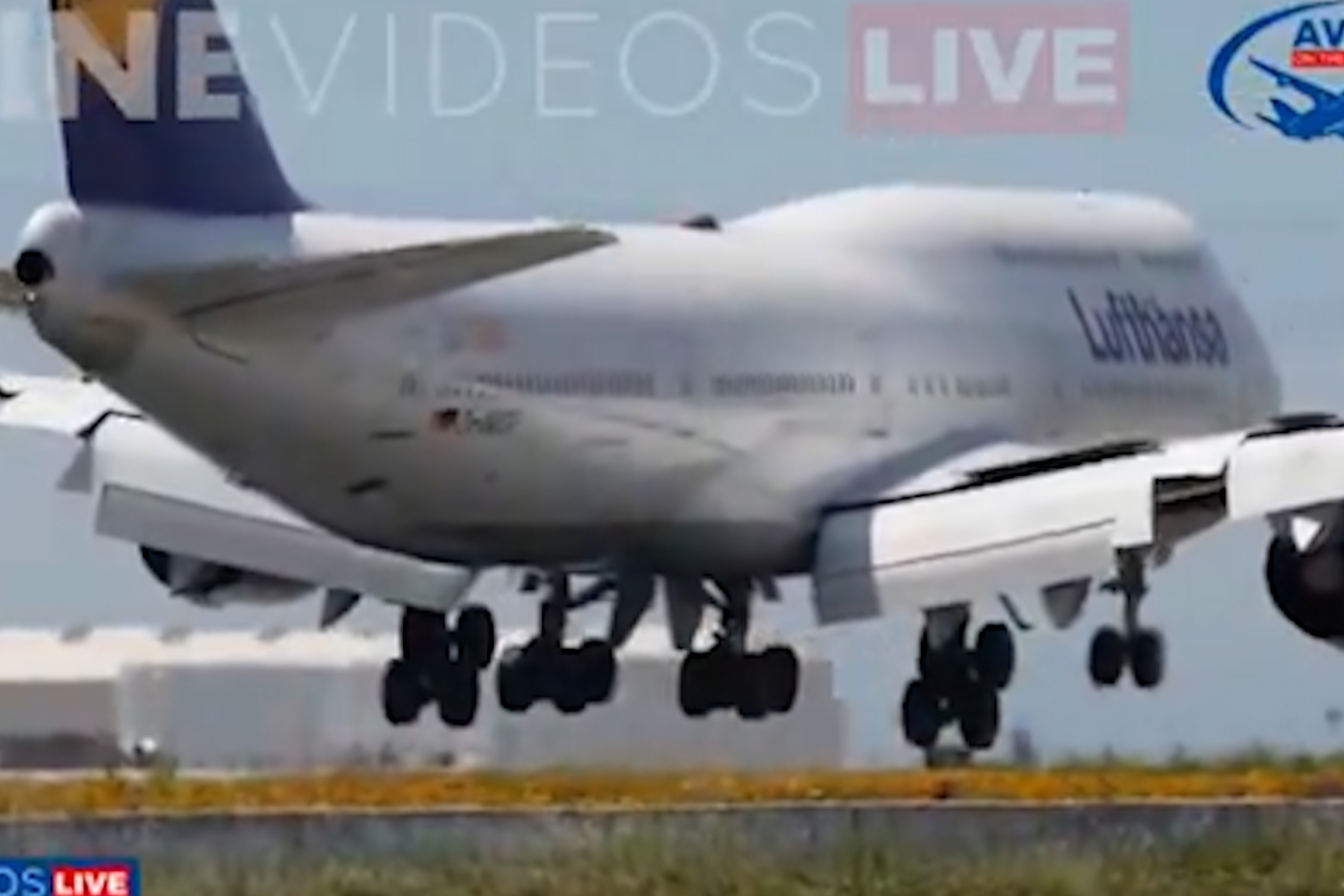 Airline Videos Live called it “the roughest landing” it has ever filmed at LAX.