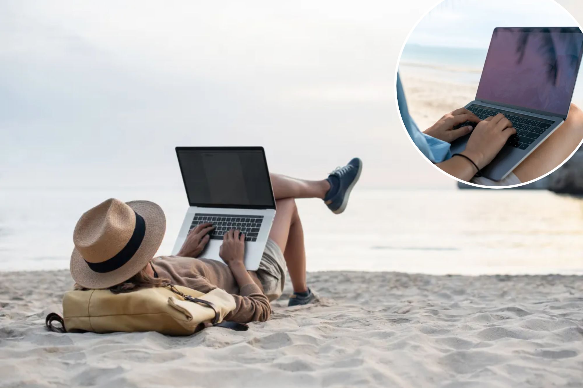 A surprising amount of remote workers are doing their jobs on vacation – and not telling their bosses