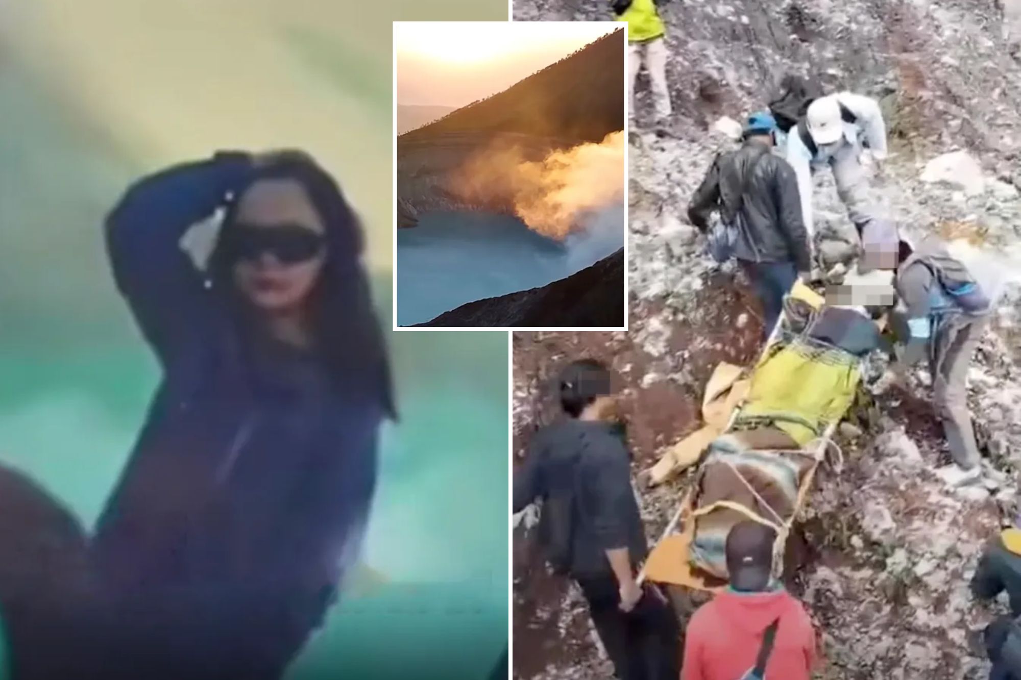 Tourist plunges 250 feet to her death into active volcano while posing for photo
