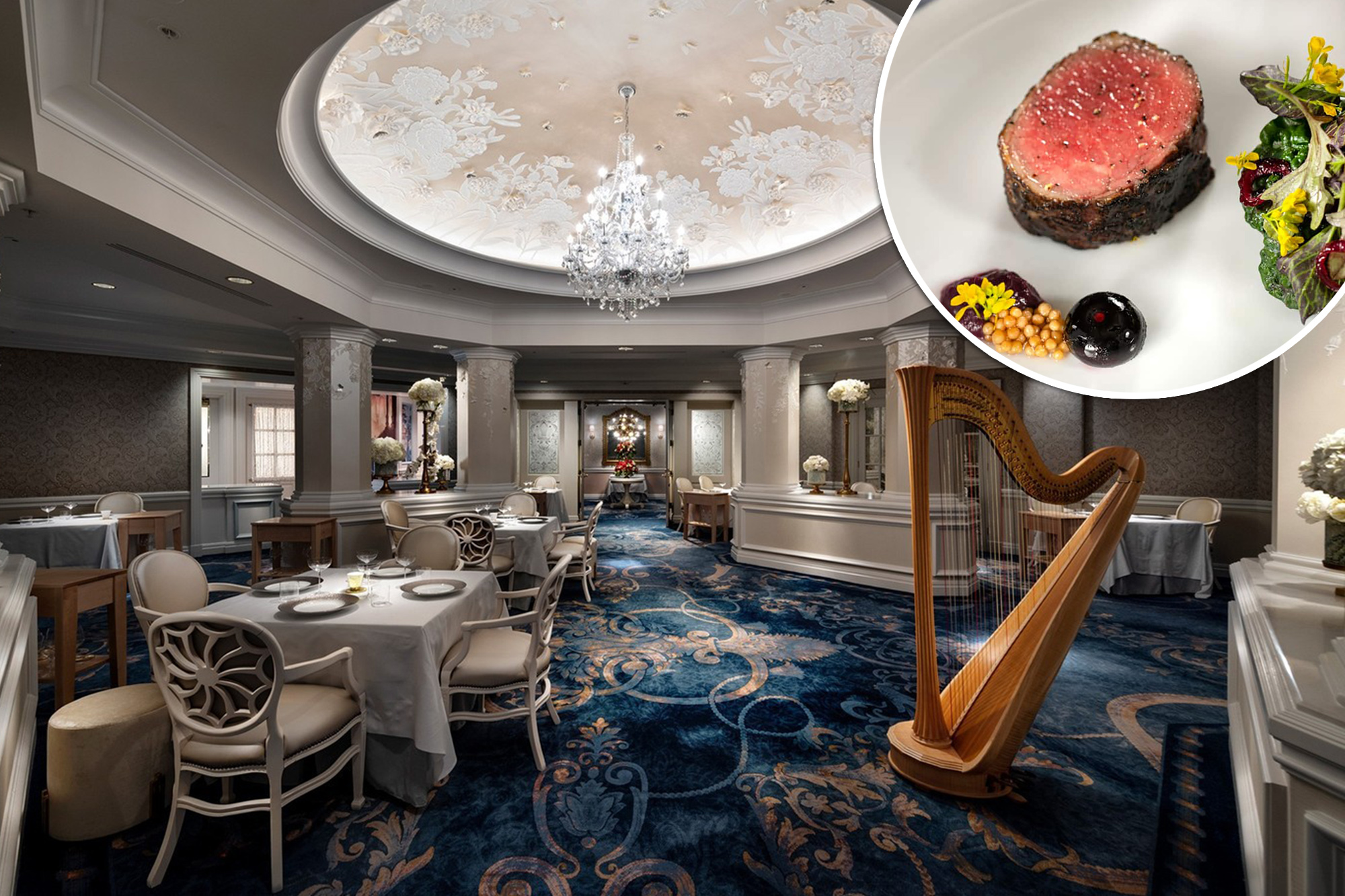 Victoria & Albert's at Disney's Grand Floridian Resort & Spa is the first theme-park eatery to earn a Michelin star.