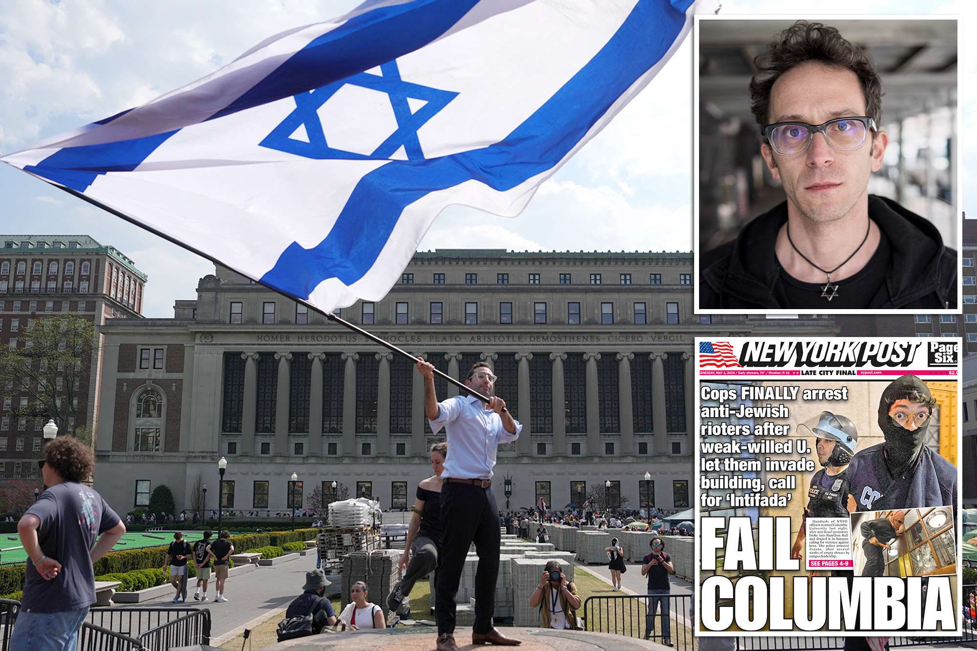 Outspoken Columbia Professor Shai Davidai says he feels safer in 'war zone' Tel Aviv than in NYC