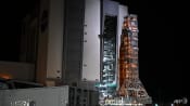 NASA's giant US moon rocket emerges for debut launch