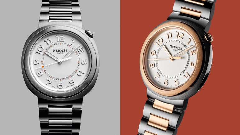 Hermes debuts the Cut, a circular sports watch for women