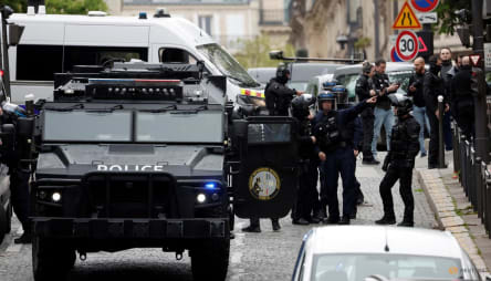 Man arrested in Paris after threatening to blow himself up at Iran consulate