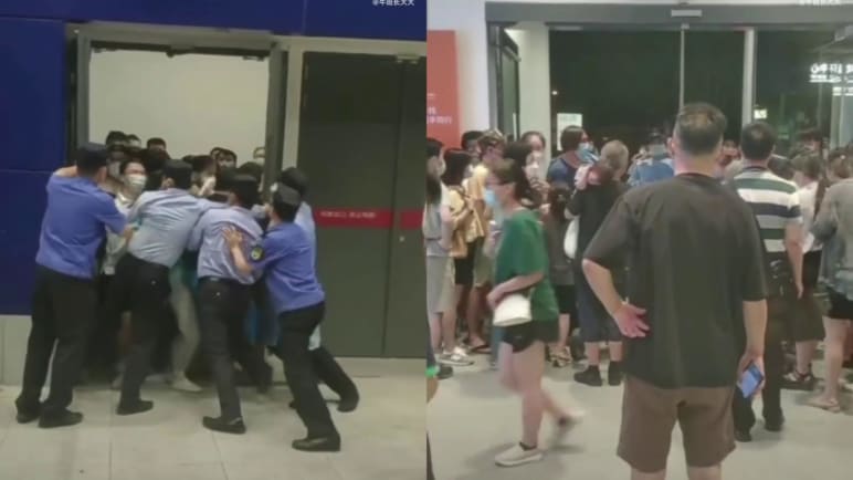 IKEA shoppers rush out of Shanghai store amid COVID-19 lockdown attempt  