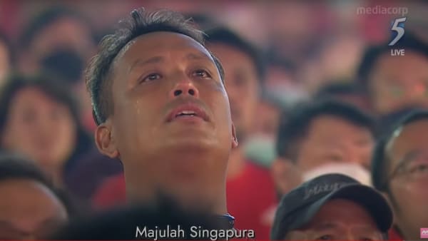 Accidental fame for proud Singaporean who cried during National Anthem at NDP 2022