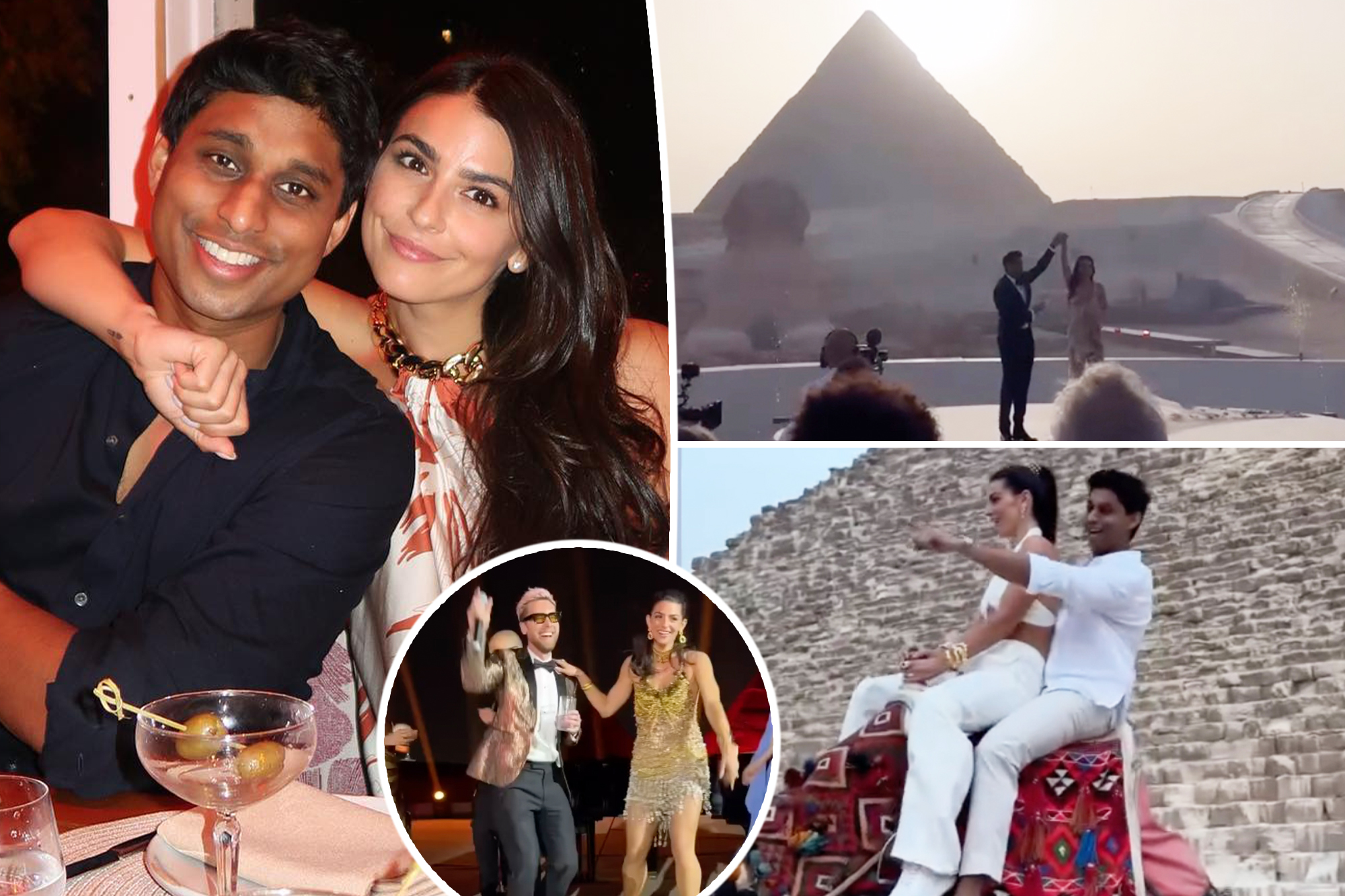 Inside billionaire Ankur Jain, Erika Hammond’s wild Egypt wedding: Private jets, pyramids and celebs
