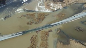 Кадры разлива реки Ишим в динамике опубликовал губернатор Тюменской области