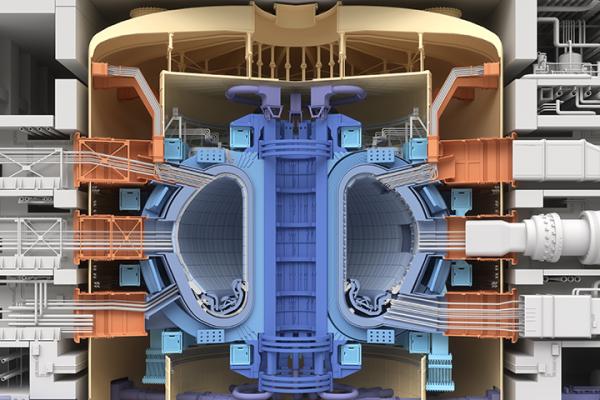 Rendering of a tokamak at the International Thermonuclear Experimental Reactor. © Borshch Filipp, shutterstock