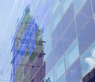 Queen's Tower reflected