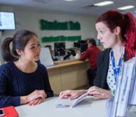 Student at the Student Hub