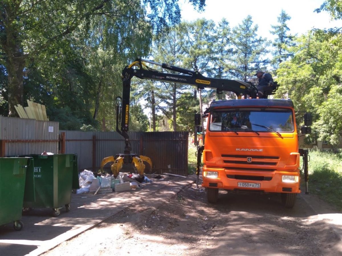 С начала года ООО «МСК-НТ» вывез более 4000 кубометров с несанкционированных свалок мусора