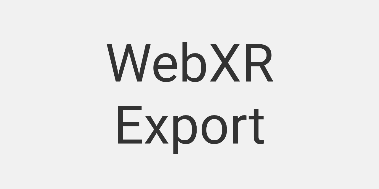 unity-webxr-export