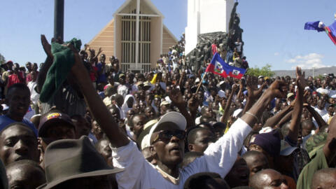 Célébration, le 1er janvier 2007, de la fête de l'indépendance haïtienne à Port-au-Prince.